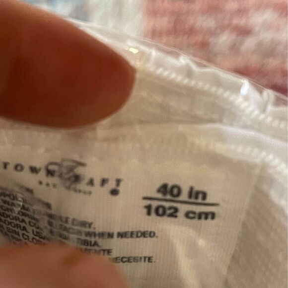 Vintage TownCraft JC Penney Mens White Boxers 3 Pk Sz 40 White Underwear NIP - Picture 4 of 5